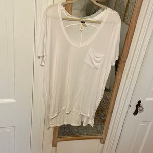 Free People high low Tee